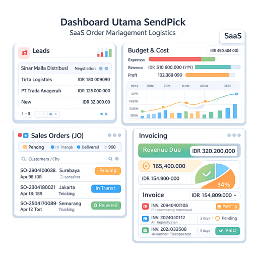 SendPick aplikasi operasional logistik SaaS