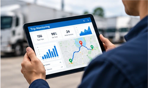 Monitoring pengiriman TMS untuk Perusahaan Distribusi