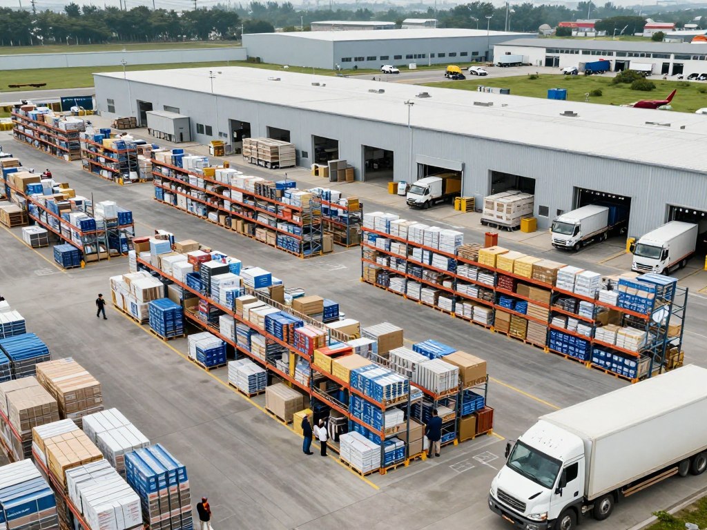 3PL logistics warehouse operations with multiple client zones
