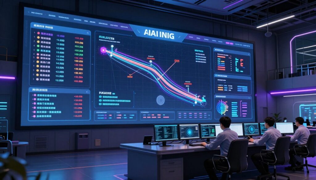 AI-powered logistics control center