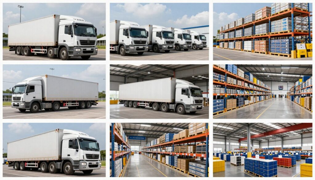 Berbagai jenis operasional logistik dari trucking hingga warehouse