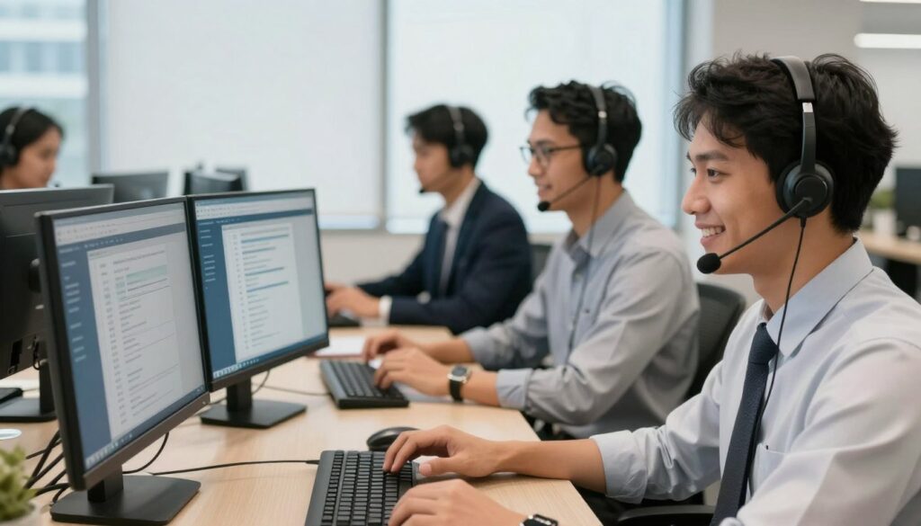 Customer support team ready to answer questions