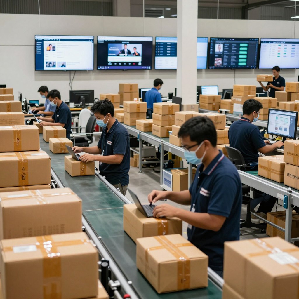 E-commerce fulfillment center operations