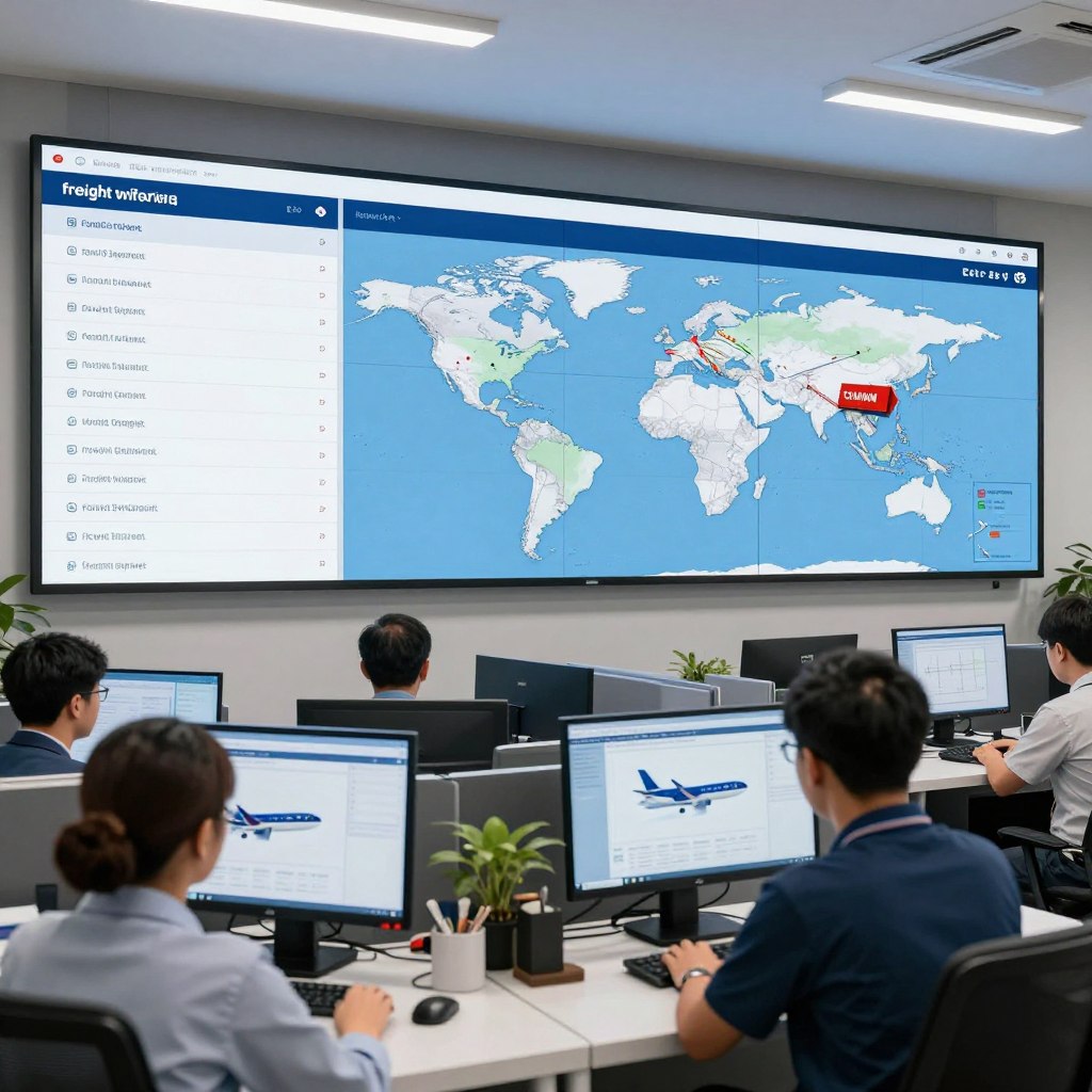 Freight forwarding operations control center