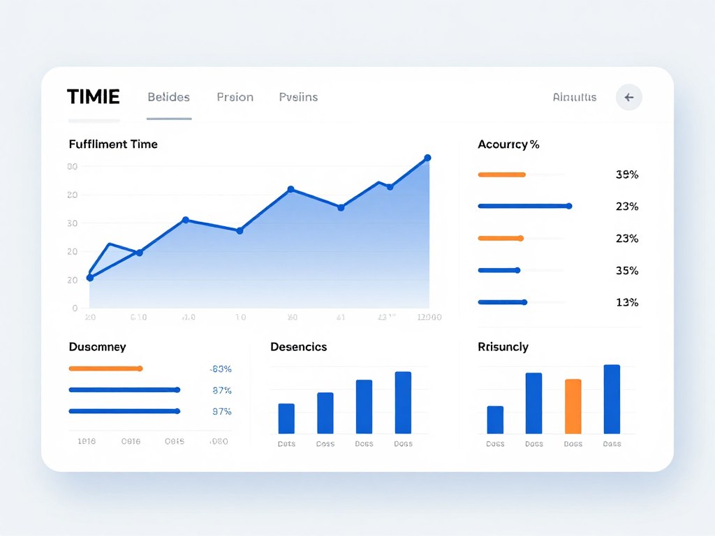 Performance metrics tracking interface for warehouse operations
