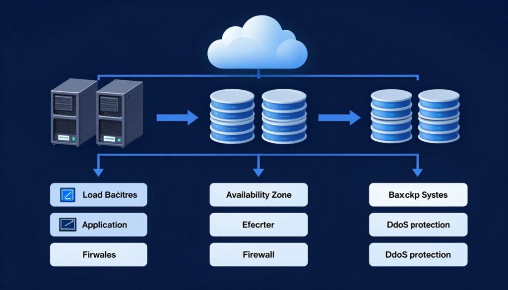Secure cloud infrastructure diagram