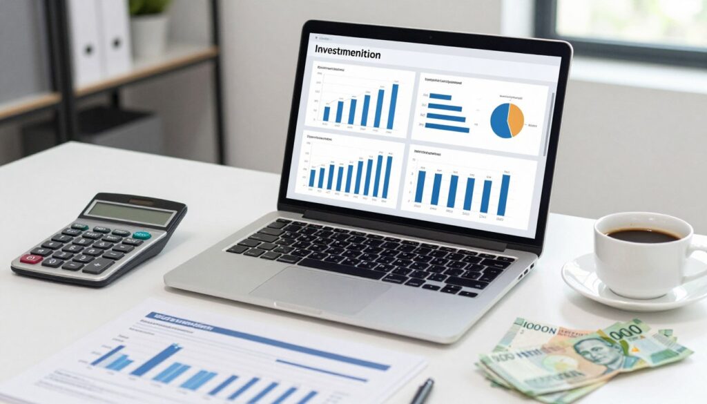 Software development investment and ROI concept