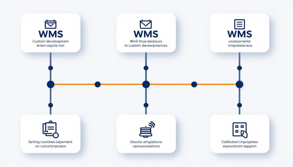 WMS development methodology workflow visualization